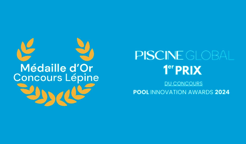 Sécurité enfant, innovation titrée n°1 au Mondial Piscine Global année 2024 au salon de Lyon !